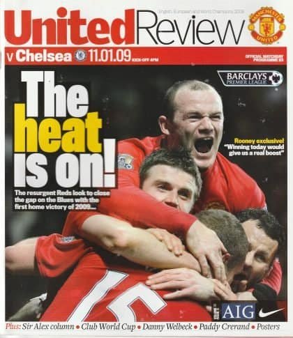 Manchester United v Chelsea 11-Jan-2009