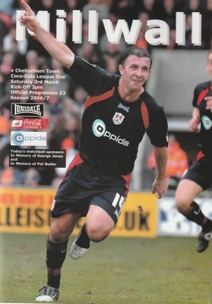 Millwall v Cheltenham Town 03-Mar-2007