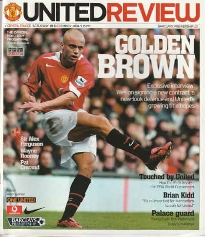 Manchester United v Crystal Palace  18-Dec-2004