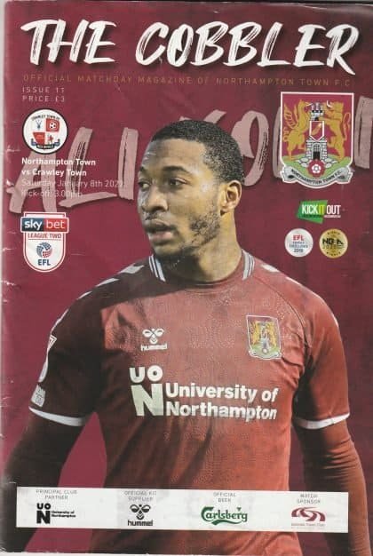 Northampton Town v Crawley Town  08-Jan-2022
