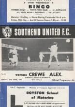 Southend United v Crewe Alexandra  26-Apr-1968