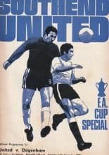 Southend United v Dagenham 12-Dec-1970