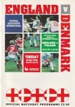 England v Denmark  15-May-1990