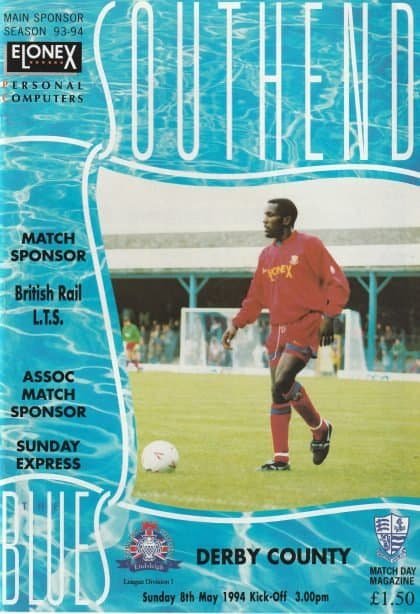 Southend United v Derby County  08-May-1994