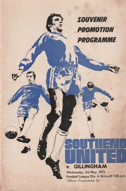Southend United v Gillingham  03-May-1972
