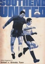 Southend United v Grimsby Town  08-Jan-1971
