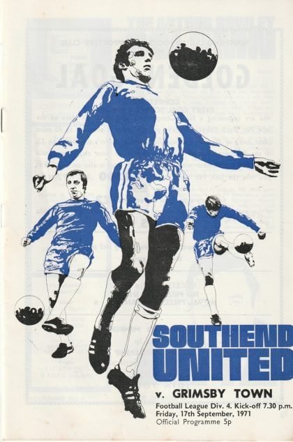 Southend United v Grimsby Town   17-Sep-1971
