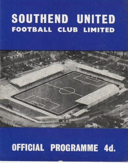 Southend United v Halifax Town 09-Mar-1963