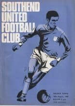 Southend United v Halifax Town   10-Aug-1968
