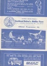 Southend United v Halifax Town  14-Jan-1967