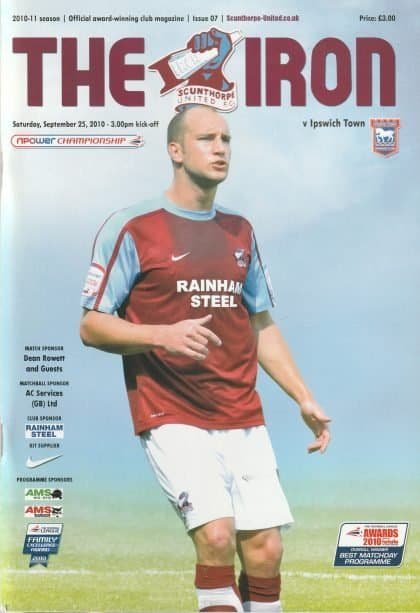 Scunthorpe United v Ipswich Town  25-Sep-2010