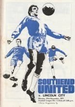 Southend United v Lincoln City  27-Dec-1971
