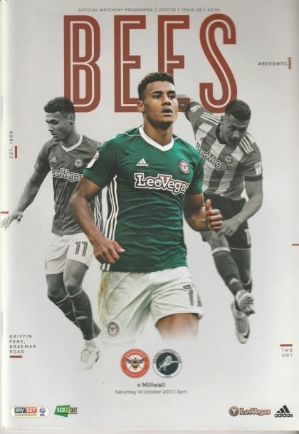 Brentford v Millwall 14-Oct-2017