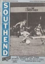 Southend United v Northampton Town 13-Oct-1984