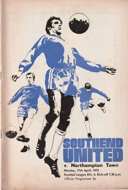 Southend United v Northampton Town  17-Apr-1972