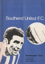 Southend United v Northampton Town 27-Mar-1970