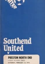 Southend United v Preston North End   01-Feb-1975