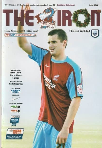 Scunthorpe United v Preston North End  26-Dec-2010
