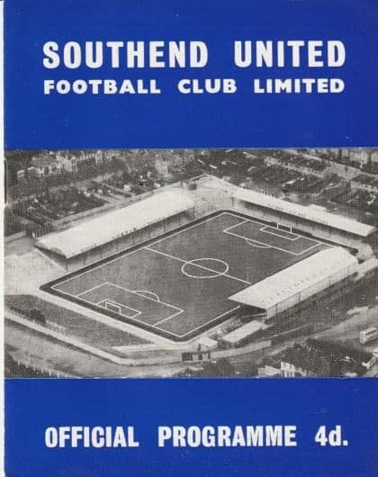 Southend United v Port Vale  17-Sep-1962