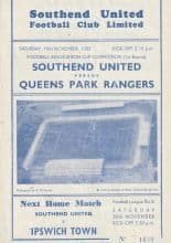 Southend United v Queens Park Rangers 19-Nov-1955