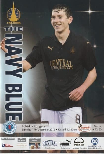 Falkirk v Glasgow Rangers 19-Dec-2015