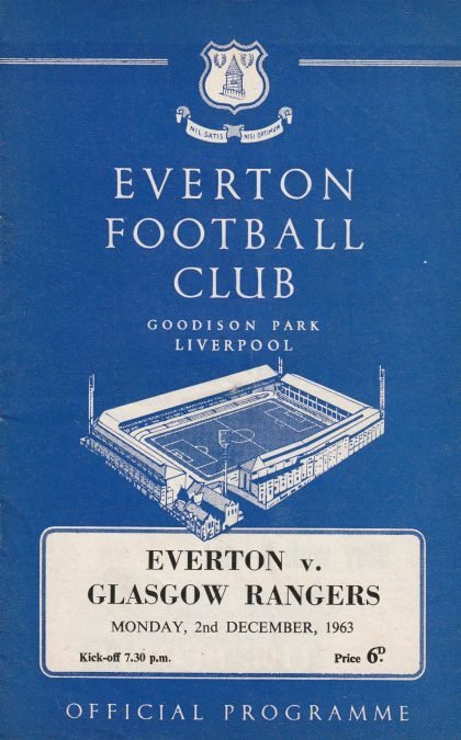 Everton v Glasgow Rangers 02-Dec-1963