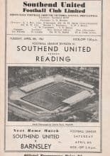 Southend United v Reading 04-Apr-1961