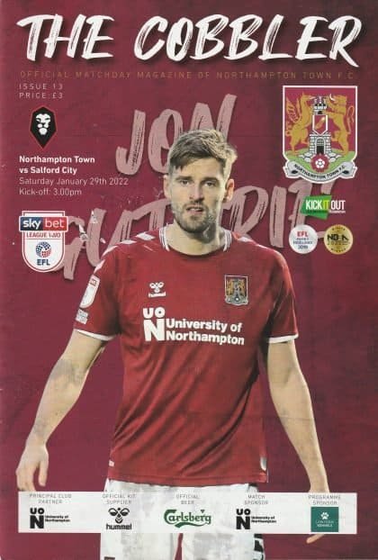 Northampton Town v Salford City  29-Jan-2022