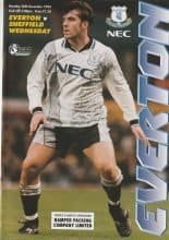 Everton v Sheffield Wednesday 26-Dec-1994