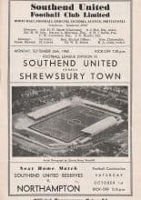 Southend United v Shrewsbury Town 26-Sep-1960