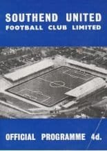 Southend United v Shrewsbury Town 02-Oct-1961