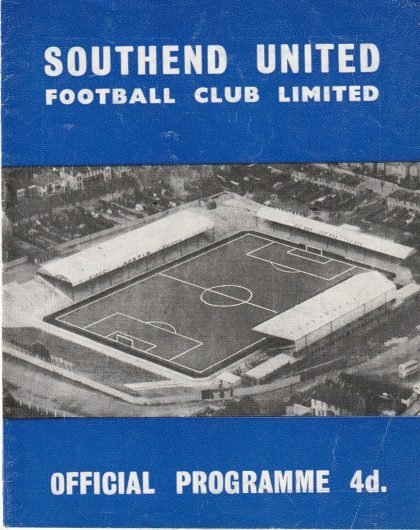 Southend United v Shrewsbury Town 03-Sep-1962