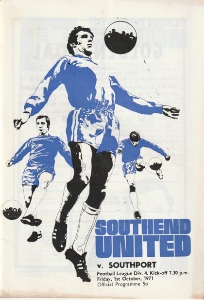 Southend United v Southport  01-Oct-1971
