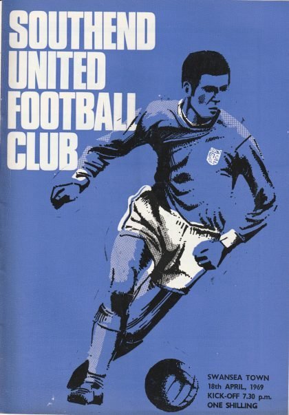 Southend United v Swansea Town  18-Apr-1969