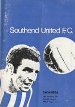 Southend United v Swansea Town    20-Dec-1969