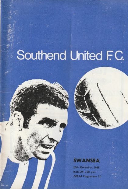 Southend United v Swansea Town    20-Dec-1969