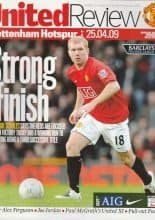 Manchester United v Tottenham Hotspur  25-Apr-2009