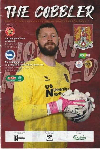 Northampton Town v Brighton & Hove Albion U21  02-Nov-2021