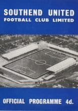 Southend United v Watford 24-Nov-1962