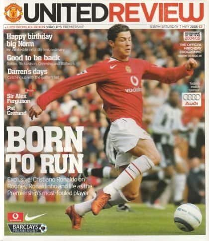 Manchester United v West Bromwich Albion  07-May-2005