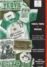 Yeovil Town v Woking  16-Feb-1999