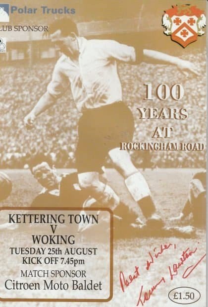 Kettering Town v Woking   25-Aug-1998
