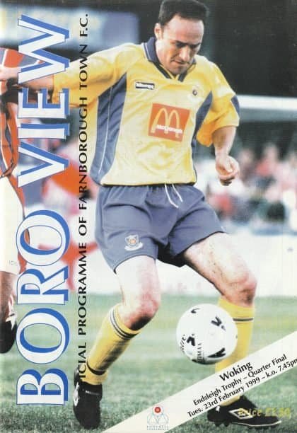 Farnborough Town v Woking  30-Jan-1999