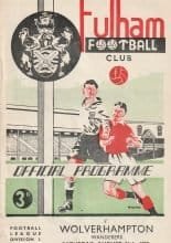 Fulham v Wolverhampton Wanderers  26-Aug-1950