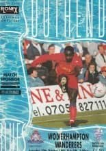 Southend United v Wolverhampton Wanderers  30-Oct-1993