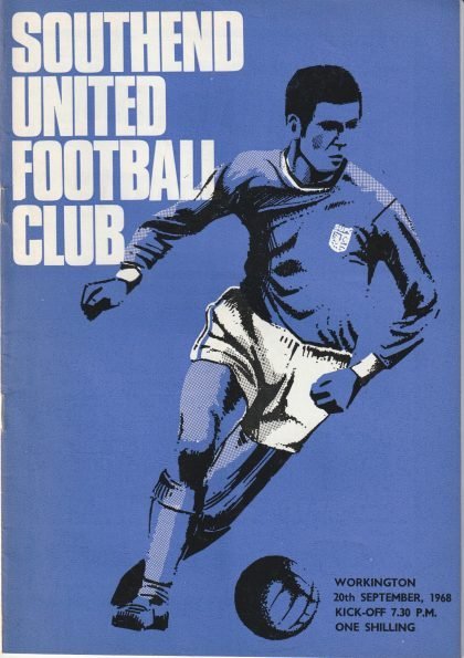 Southend United v Workington  20-Sep-1968