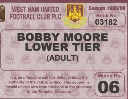 West Ham United v Chelsea 08-Nov-1998
