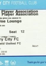 Coventry City v Sheffield United  30-Apr-2016