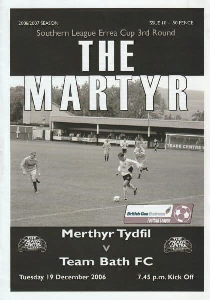 Merthyr Tydfil v Team Bath   19-Dec-2006