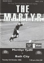 Merthyr Tydfil v Bath City 03-Oct-2006